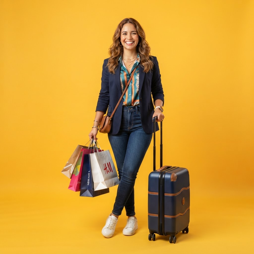 Emprendedor listo para viajar a comprar mercadería a Bolivia